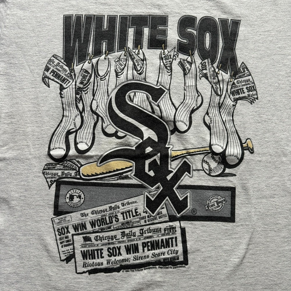 Vintage‎ 1993 Chicago White Sox Win The Pennant Large T-Shirt Great Condition